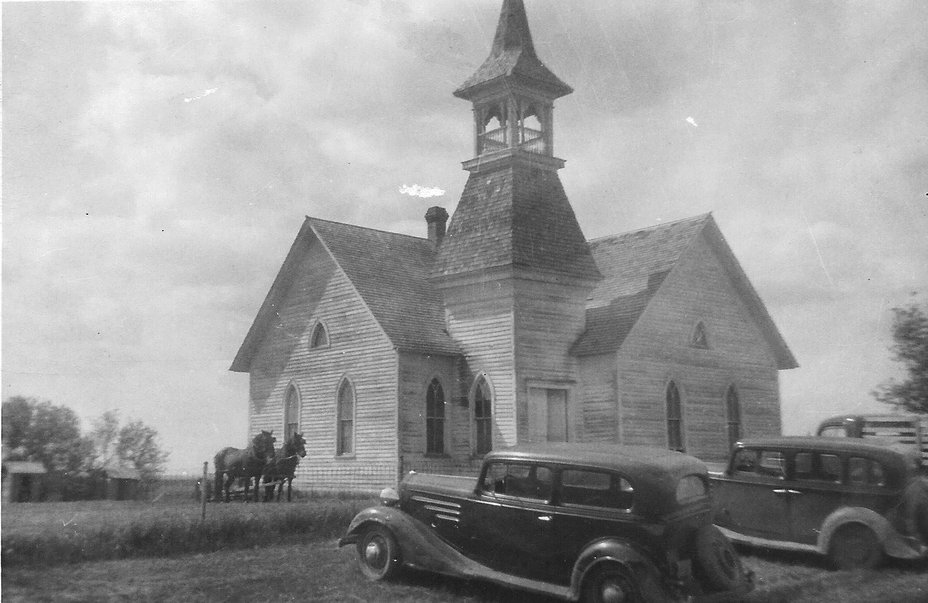Historic St. Ansgar Lutheran Church near Lily, South Dakota