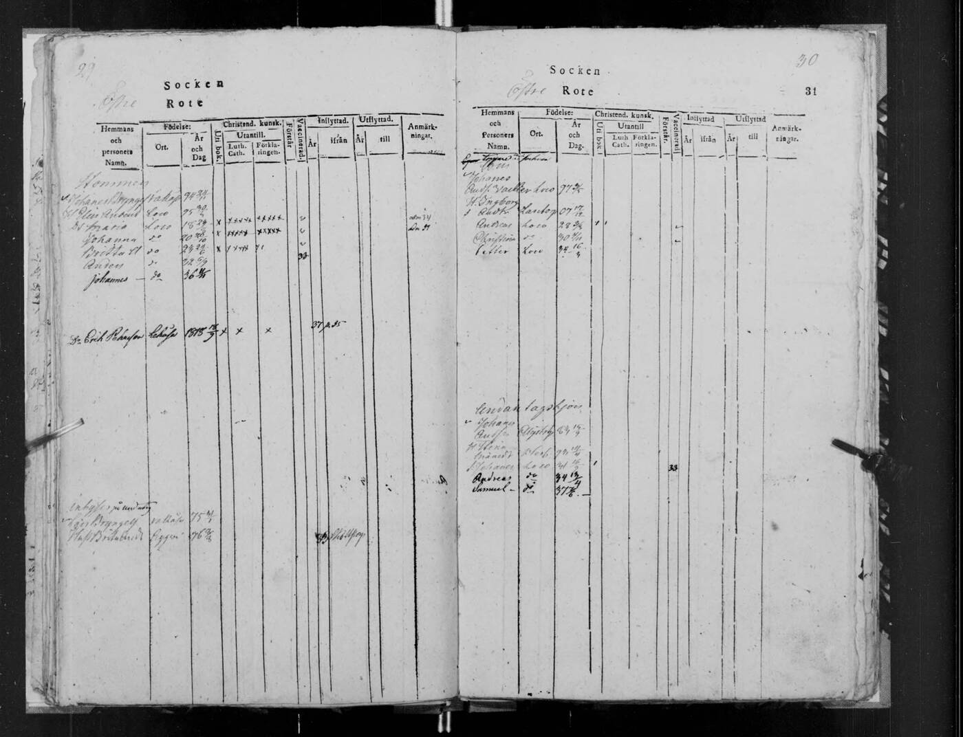 Preview of Eggvena household record